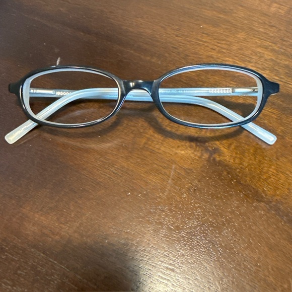 Celine Eyeglasses Frame Col.503 Women's Black Gray Plastic Oval Full Rim 49-135 - Picture 1 of 9